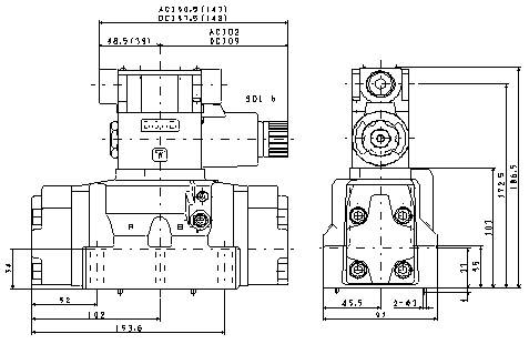 DSS Type Solenoid Controlled Pilot Operated Directional Valve