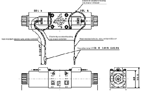 SK Series Wet Type Solenoid Operated Directional Control Valve